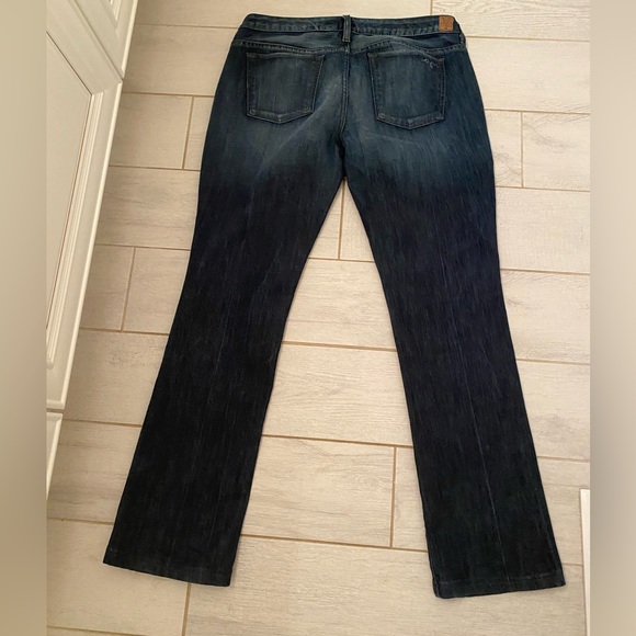 Gently Worn Dark Blue Guess Jeans Size 31 Starlet Slim Bootcut - Picture 6 of 15